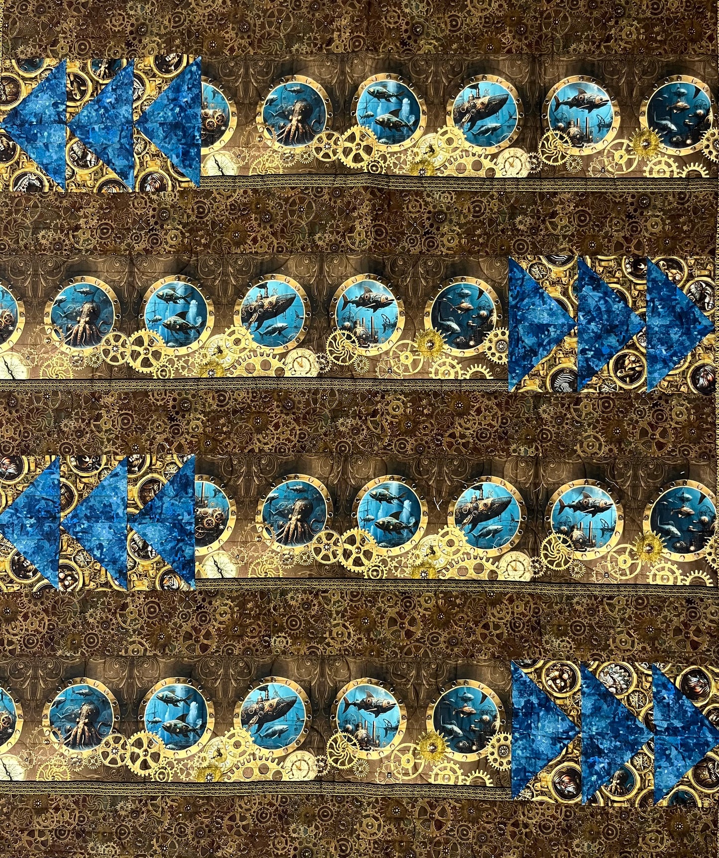TURTLE SOUP Steampunk Menagerie 49"x61"