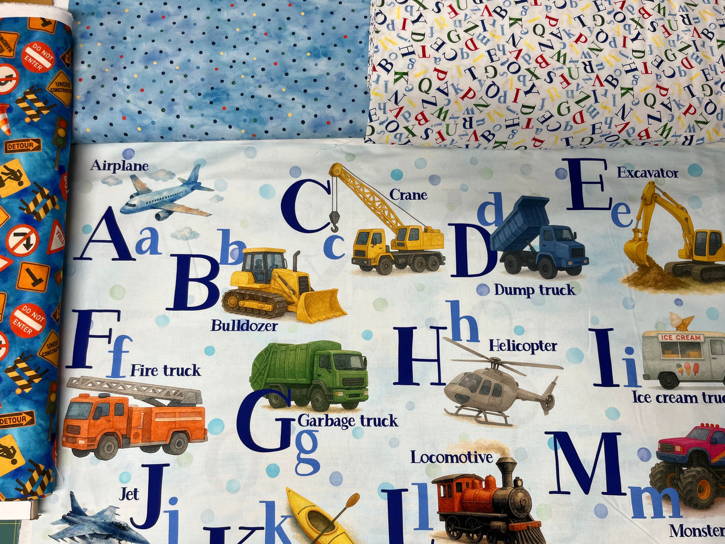 HOMECOMING Things that Go A-Z 46"x 54" BOY
