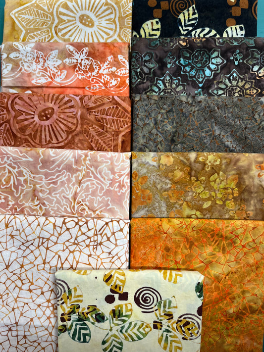 KALINDA Desert 11 Fat Quarters