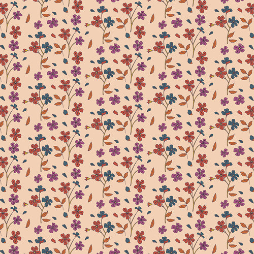 AUTUMN VIBES Cozy Ditsy apricot