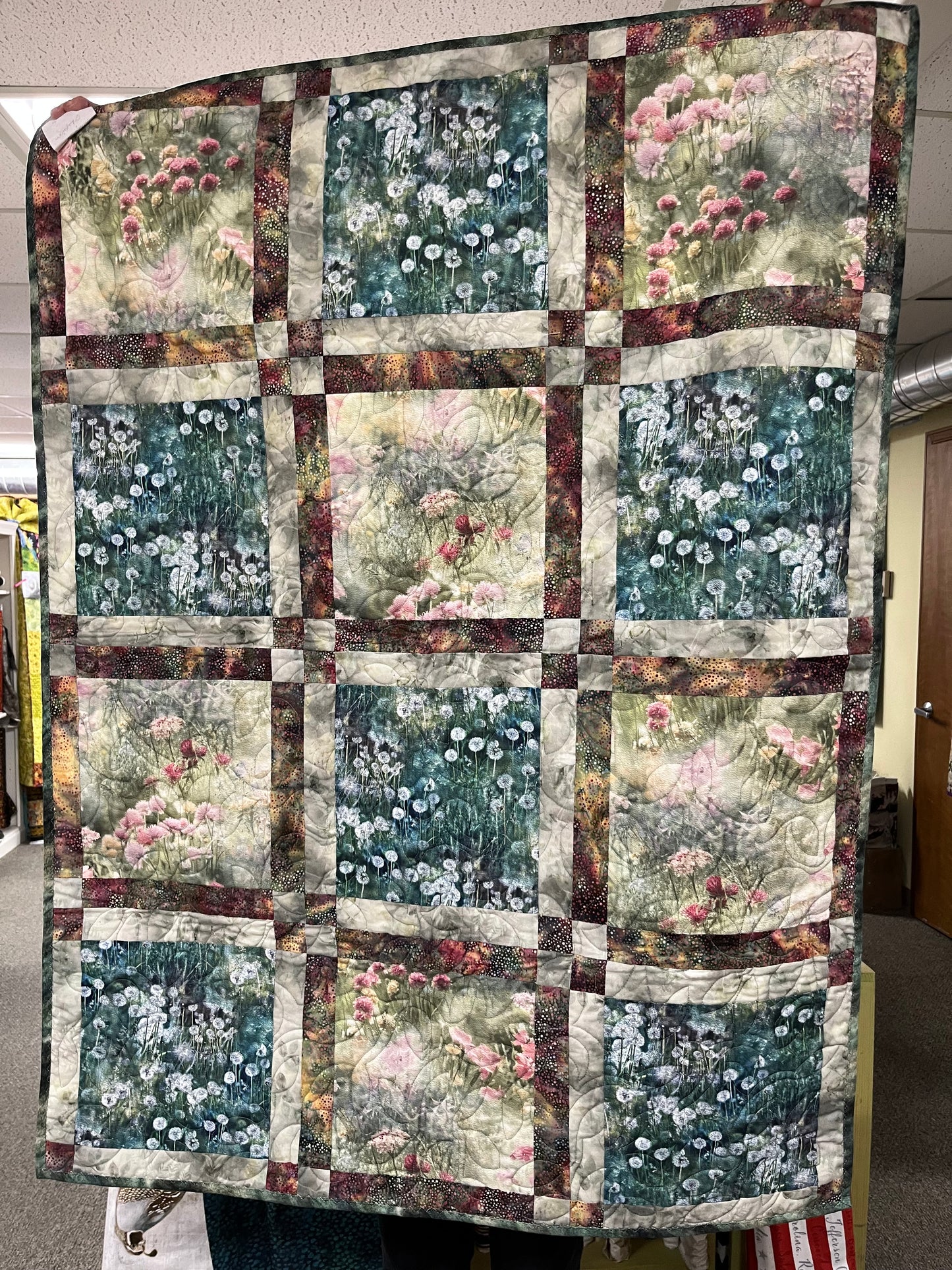 QUILT Angel Face Dandelion Wishes