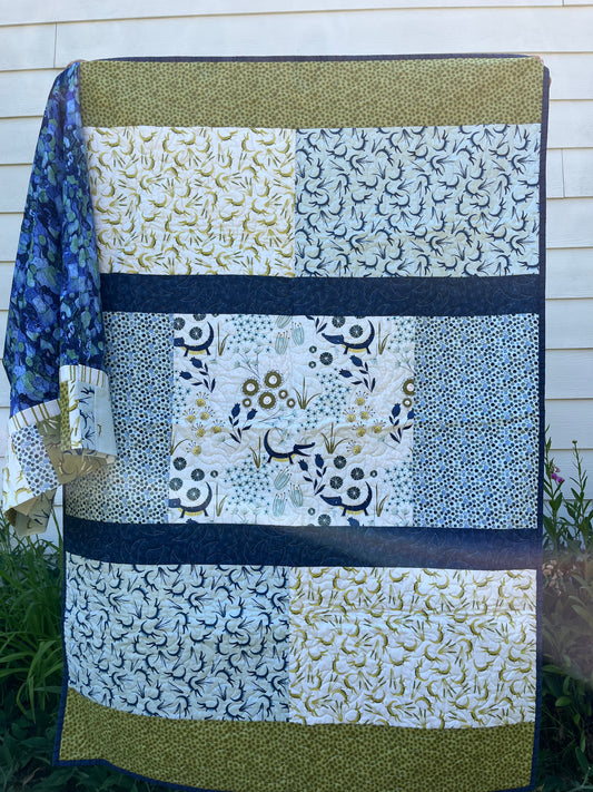 QUILT Seafood Crocodile Smiles with Pillowcase