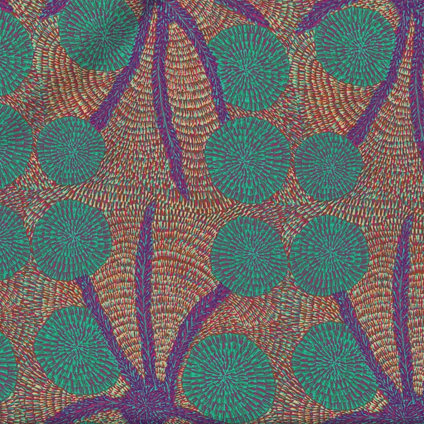 AUSTRALIAN Bush Medicine with Long Stripes purple