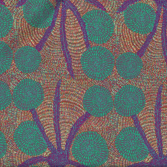 AUSTRALIAN Bush Medicine with Long Stripes purple
