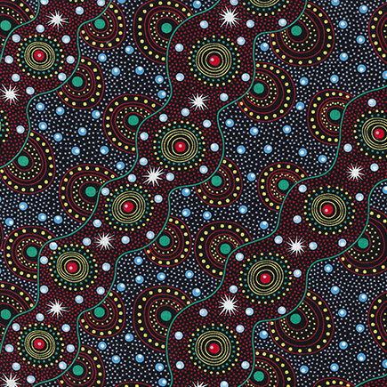 AUSTRALIAN Bush Dreaming of Utopia red