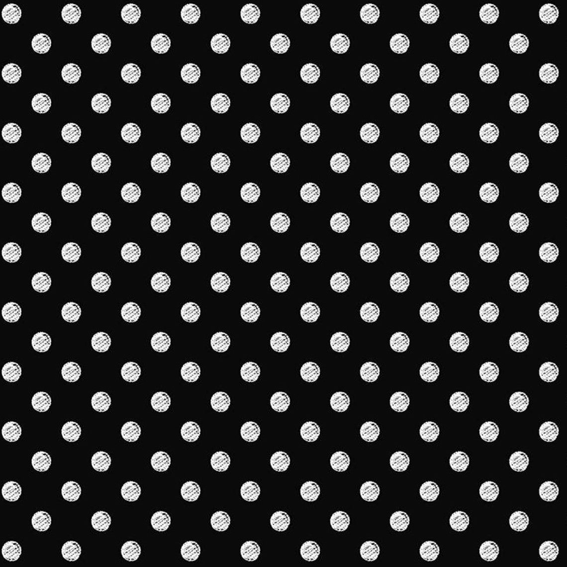 COFFEE CHALK Polka Dots black