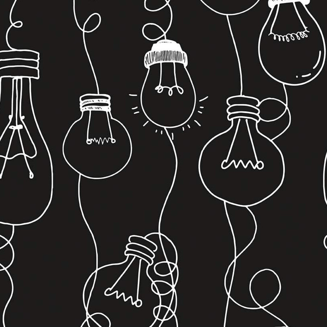 COFFEE CHALK Cafe Bulbs black