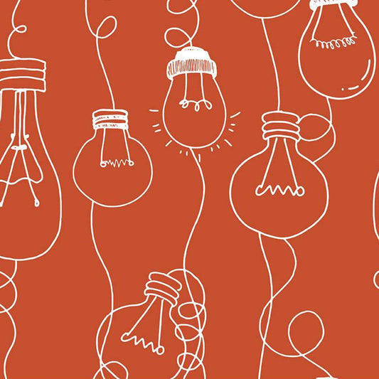 COFFEE CHALK Cafe Bulbs red