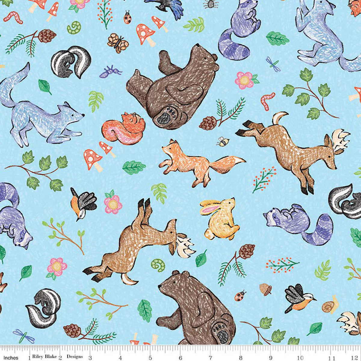 COLORFUL CRITTERS Main blue