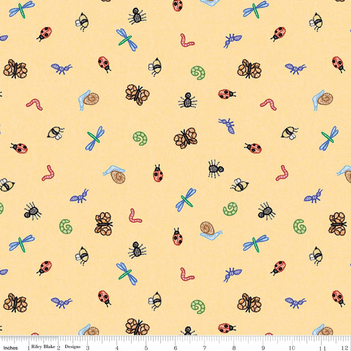 COLORFUL CRITTERS Bug Toss yellow
