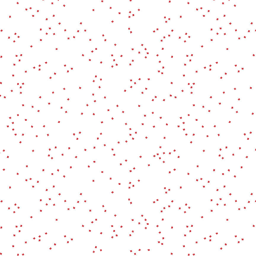 BLOSSOM On White red