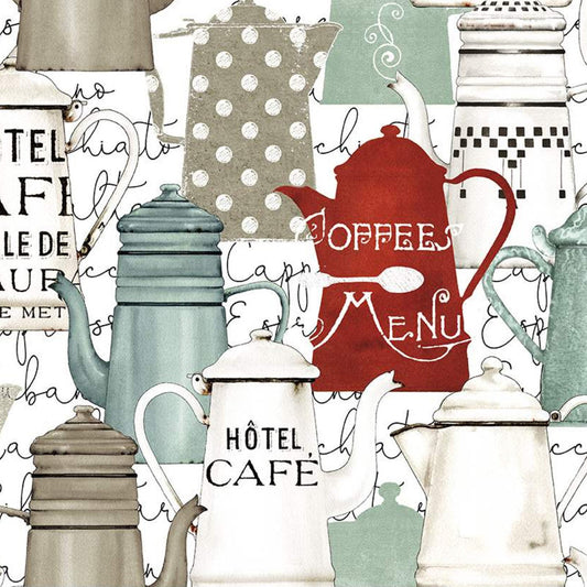 COFFEE CHALK Pots white