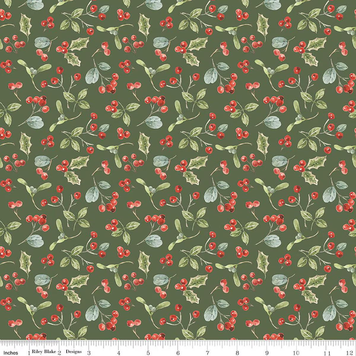 HOLIDAY SPIRIT Berries green