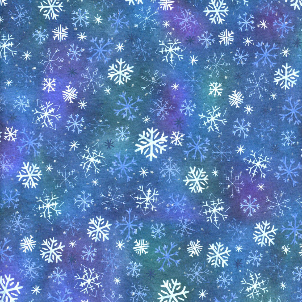 SNOWTIME Snowflakes dark blue
