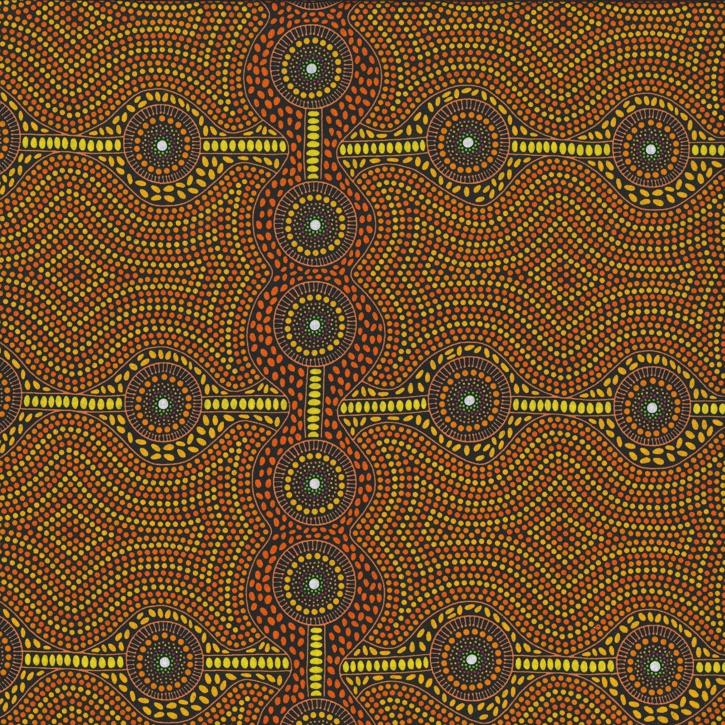 AUSTRALIAN Desert Landscape yellow