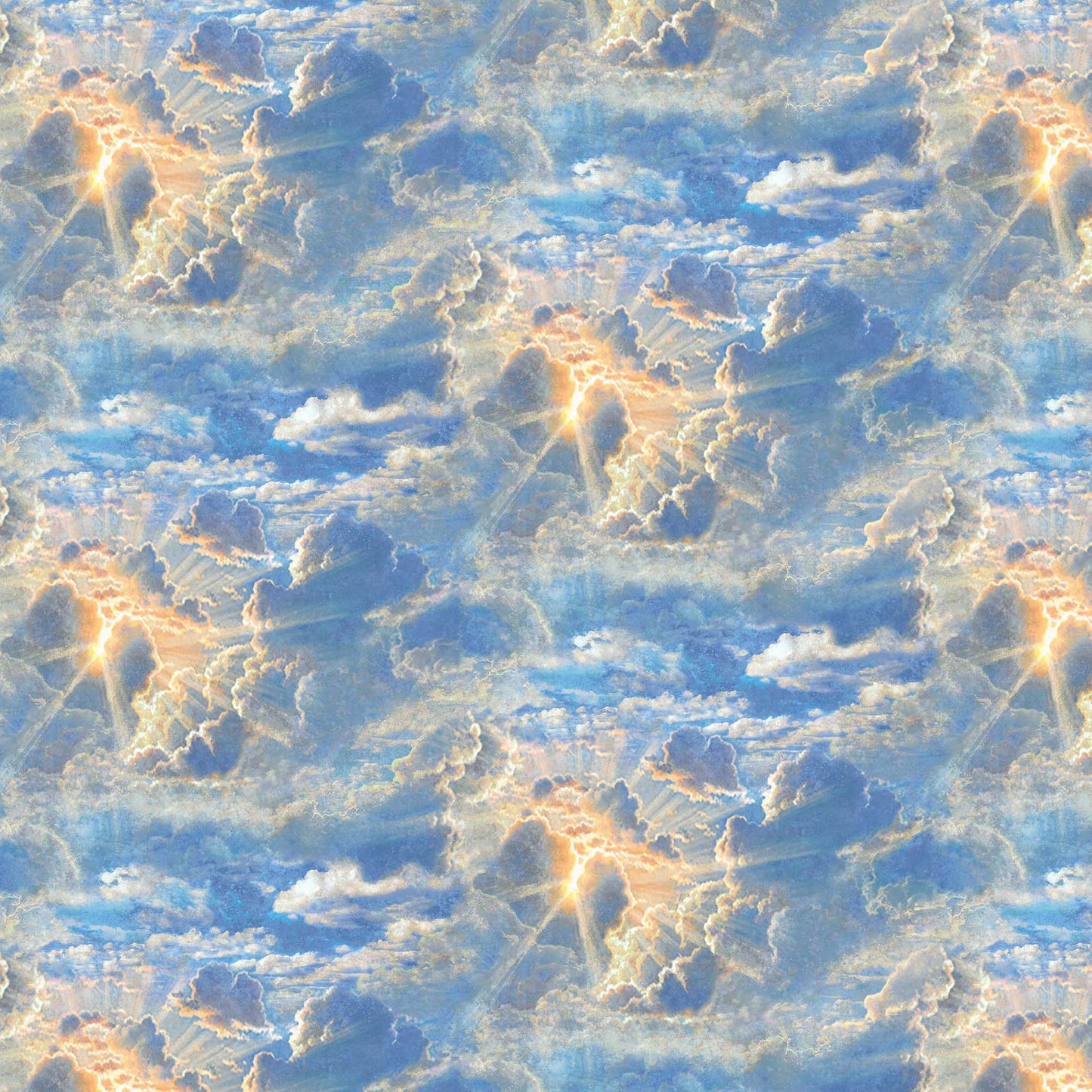 STARS & STRIPES 10TH ANNIVERSARY Clouds blue