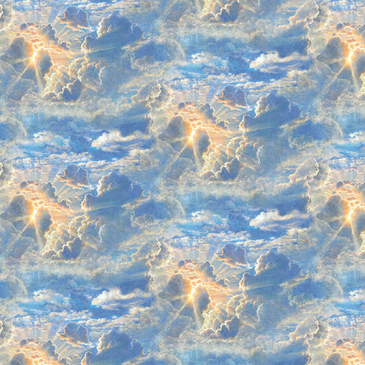 STARS & STRIPES 10TH ANNIVERSARY Clouds blue