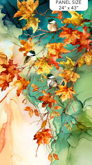 Autumn Breeze 24"x43" panel