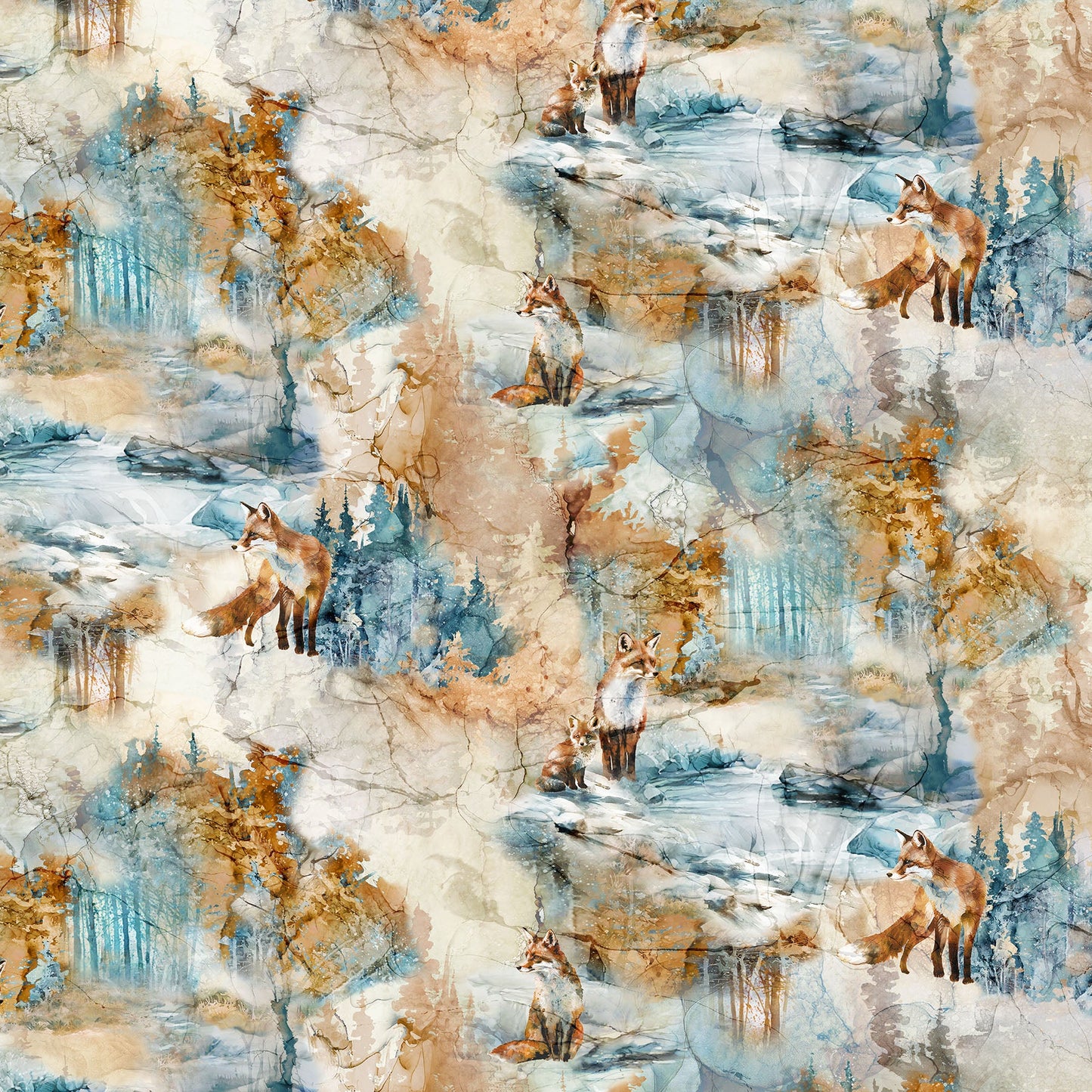 FOX DEN Fox Open beige multi