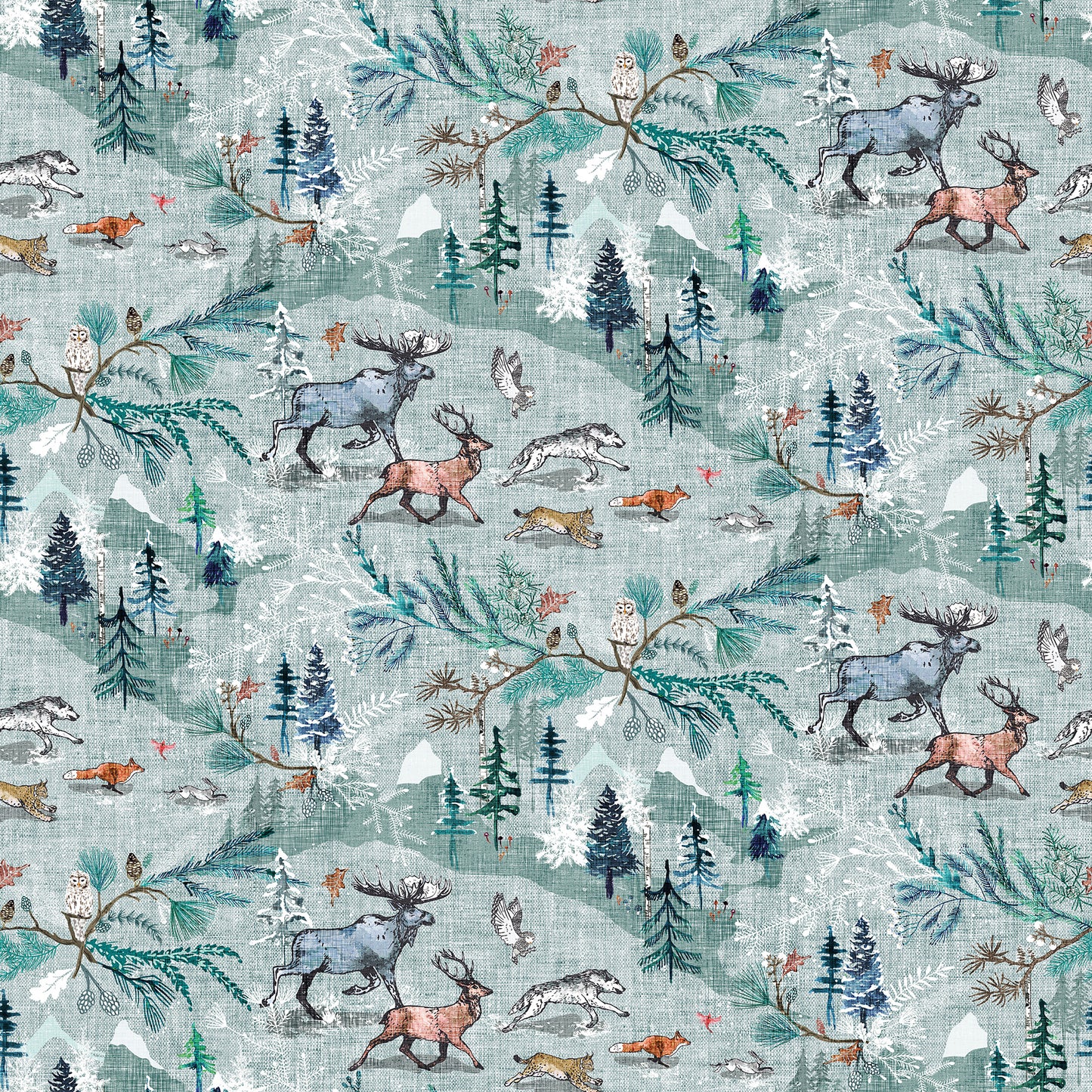 SNOWDRIFT Snow Scene mint
