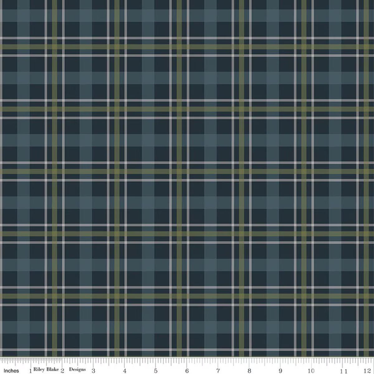 FLANNEL Cretaceous Plaid Navy