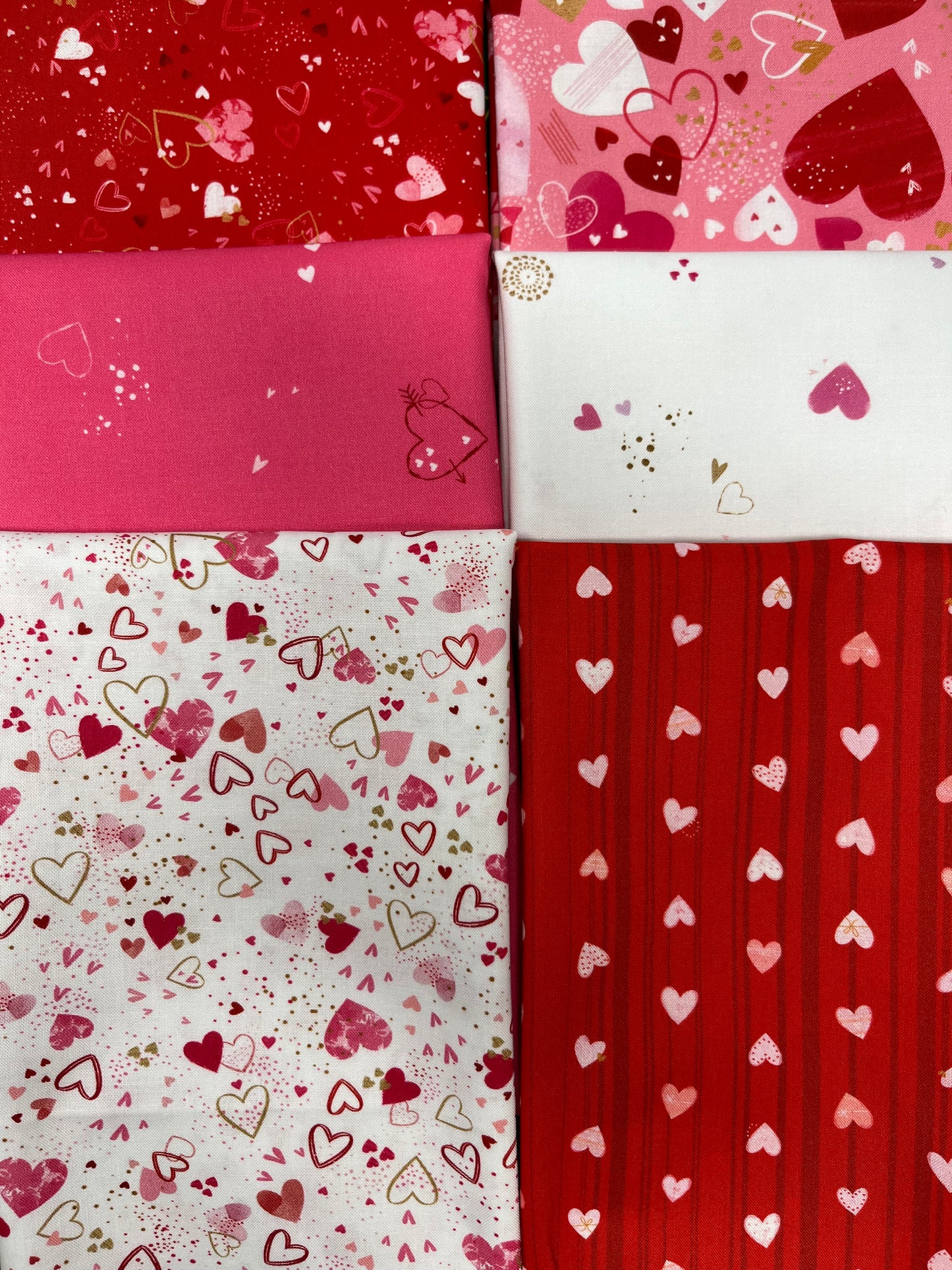 CHARMING LOVE 6 Fat Quarters