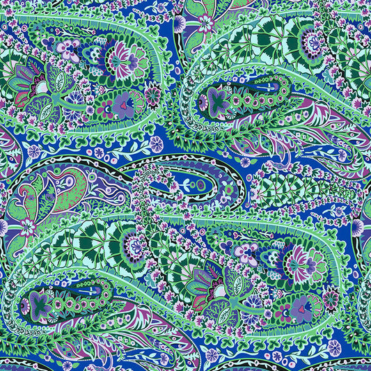 PAISLEY JUNGLE cobalt