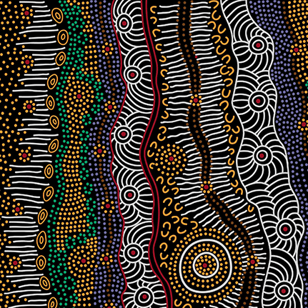 AUSTRALIAN Gathering by the Creek brown
