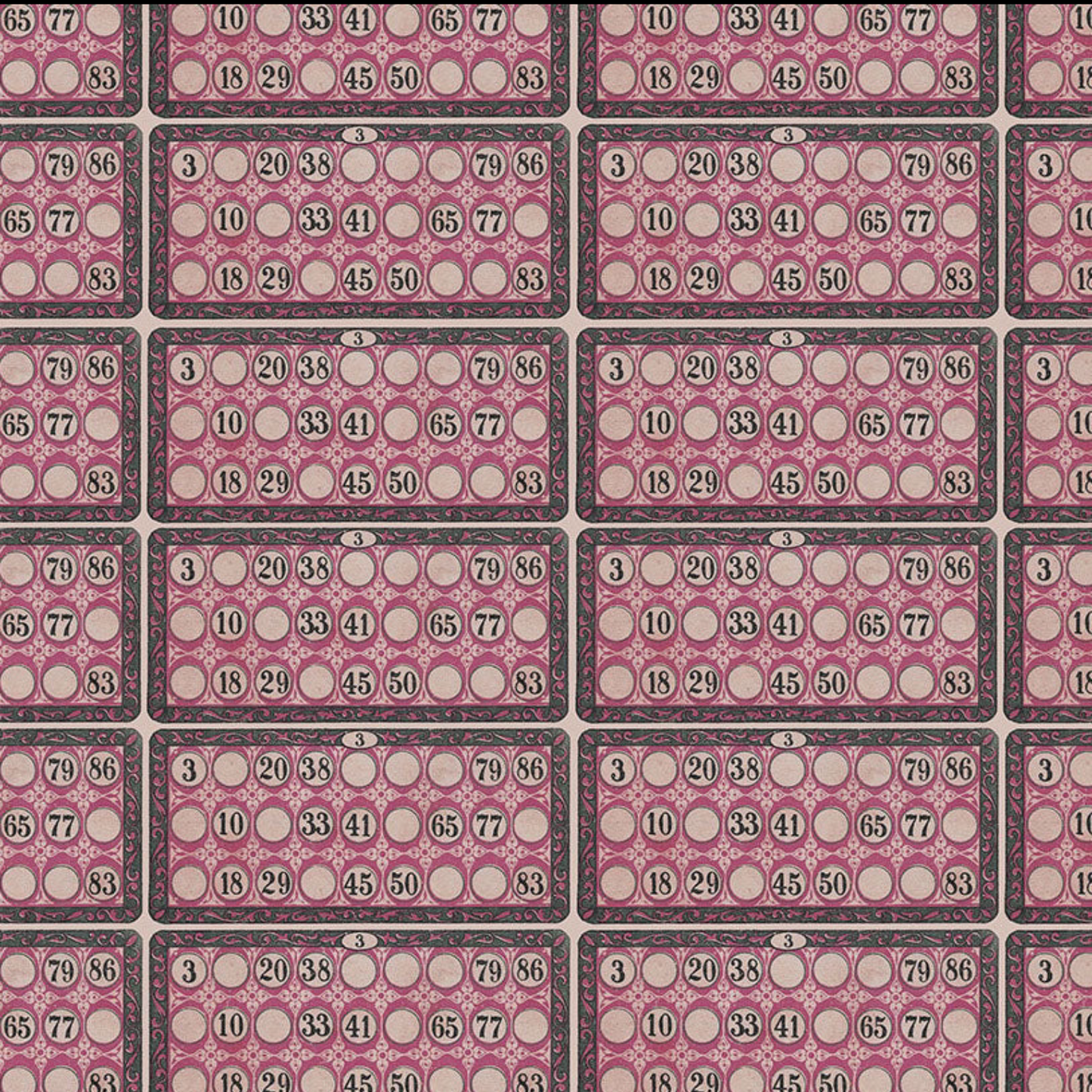 Palette Pink Numbers