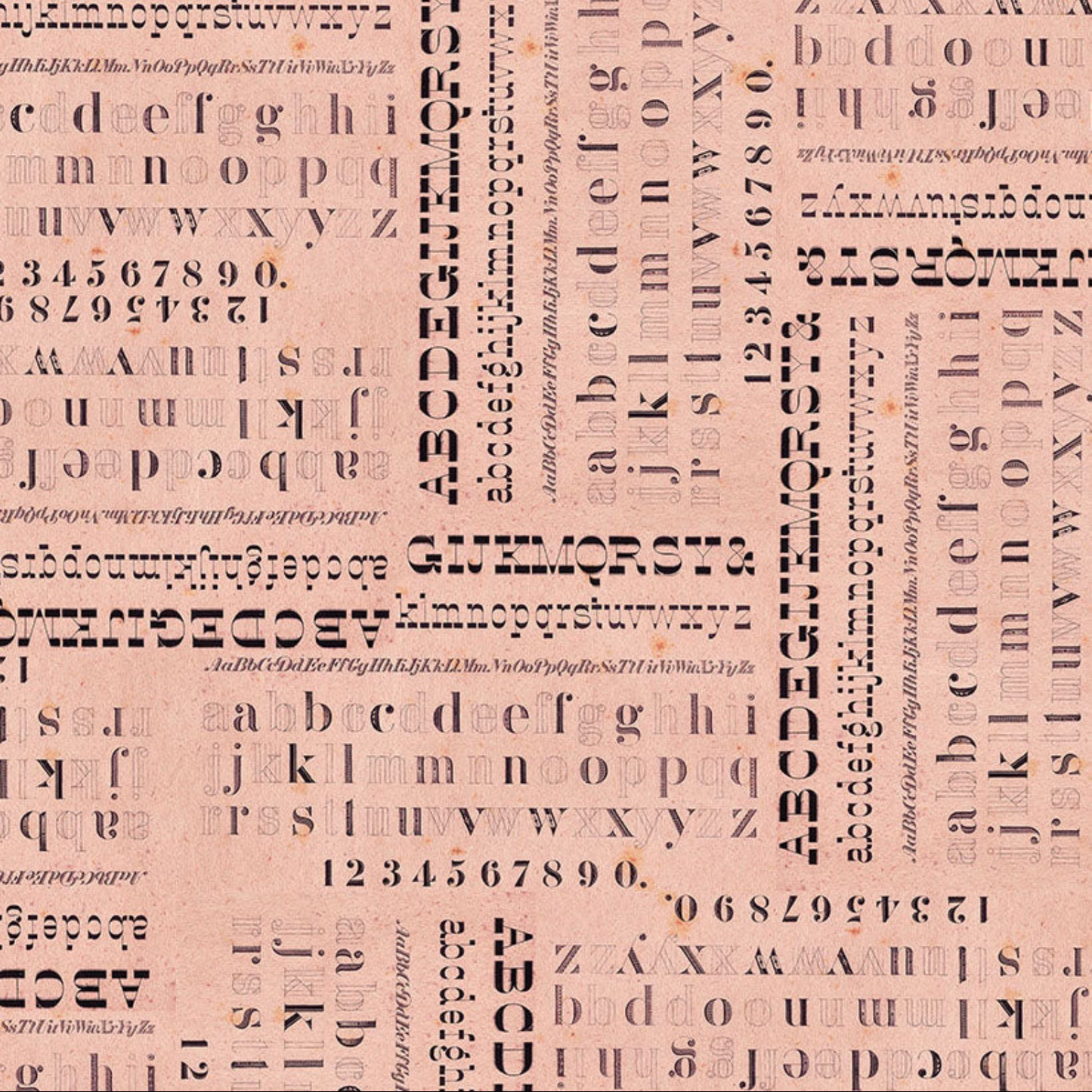 Palette Pink Typography
