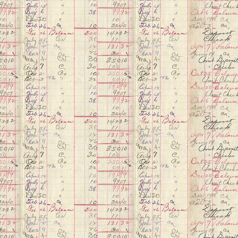 Palette Red Ledger