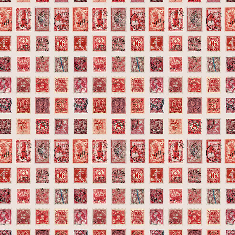Palette Red Stamps