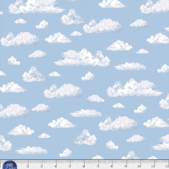 LET'S GO ON AN ADVENTURE Passing Clouds blue