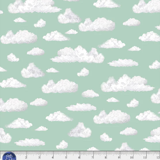 LET'S GO ON AN ADVENTURE Passing Clouds green