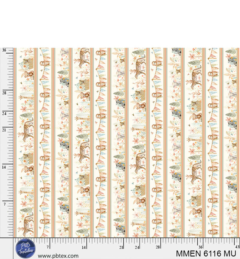 MINI MENAGERIE Scenic Jungle Stripe