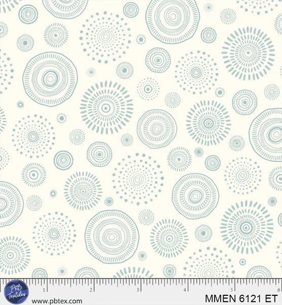 MINI MENAGERIE Tossed Geo Wheels teal