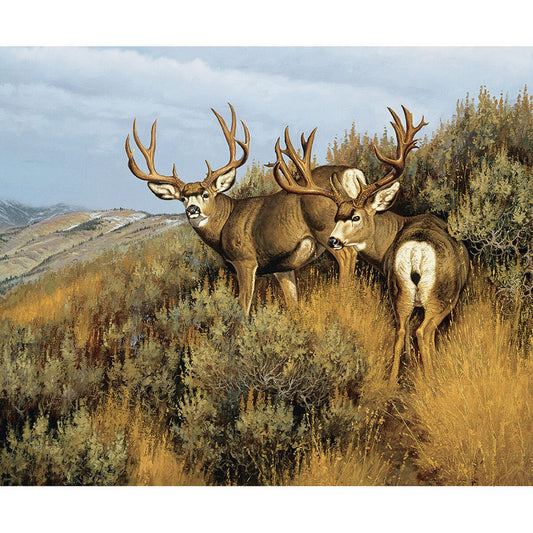 MAJESTIC IN NATURE Low Country Mulies Panel 36"x43"
