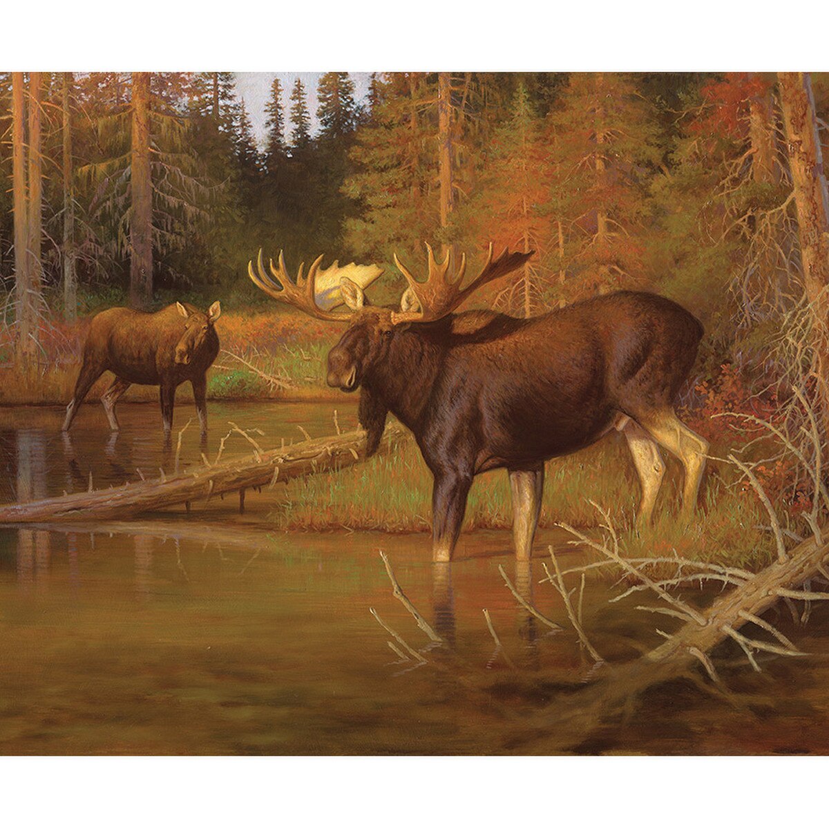 MAJESTIC IN NATURE Intruder Panel 36"x43"