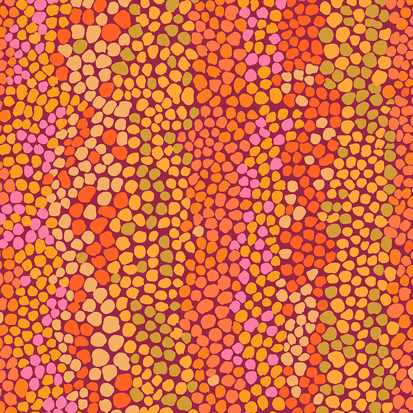 PEBBLE MOSAIC rust