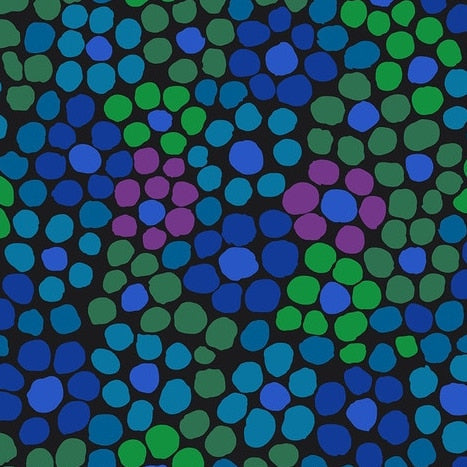 FLOWER DOT black