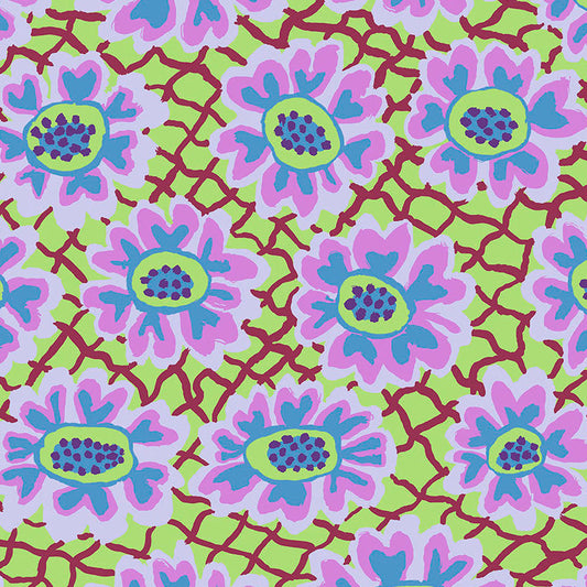 FLOWER NET lime