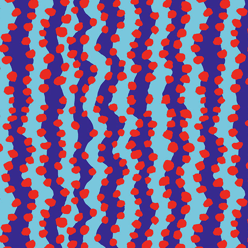 BUBBLE STRIPE blue