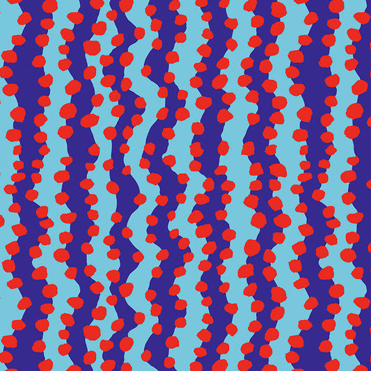 BUBBLE STRIPE blue