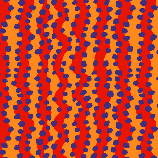 BUBBLE STRIPE red