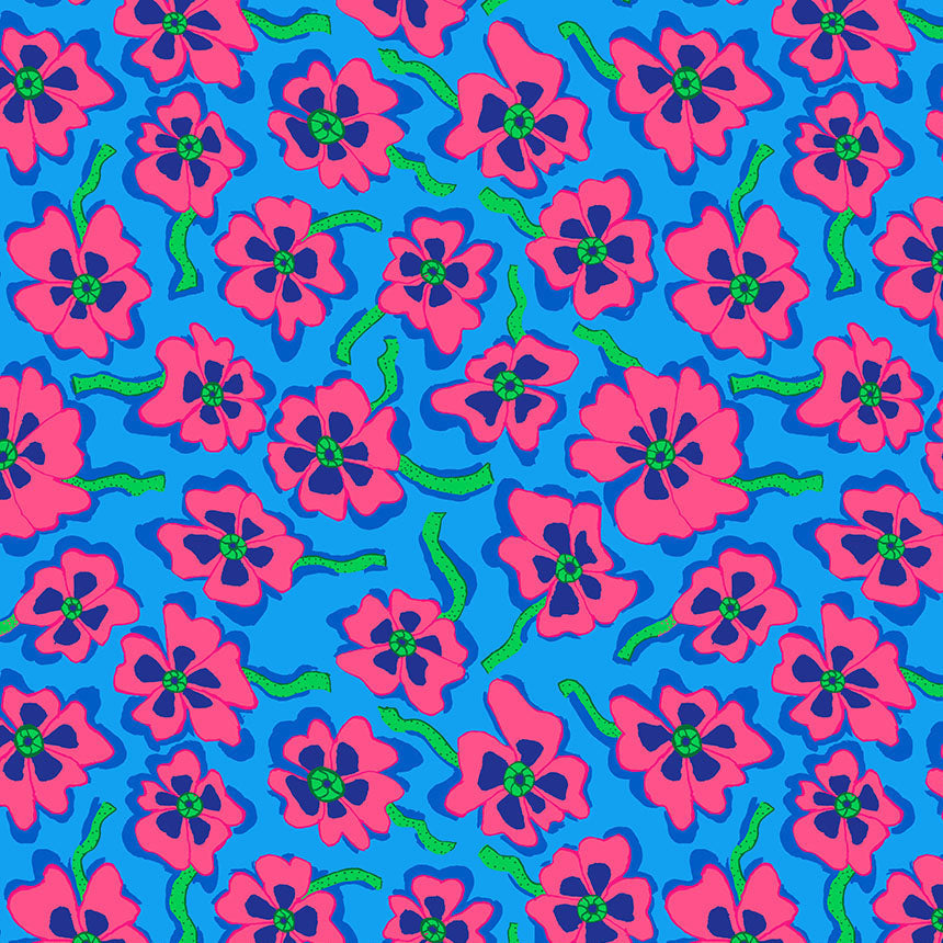 CAMO FLOWER blue