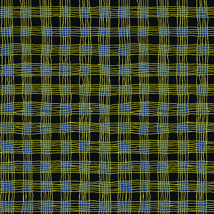 GINGHAM black