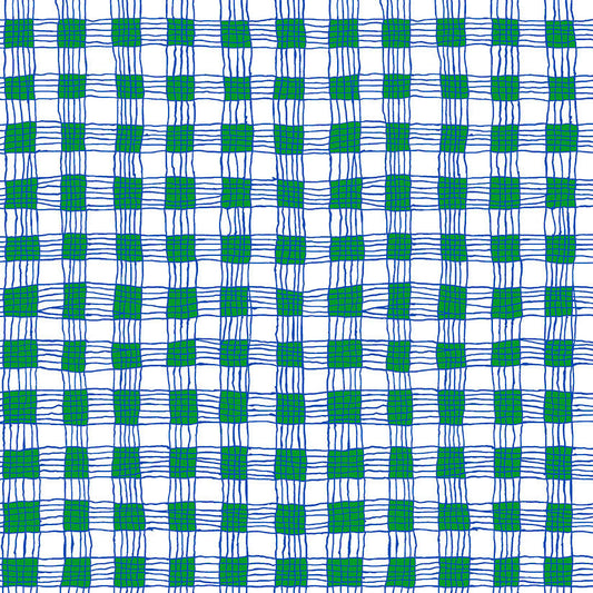 GINGHAM green