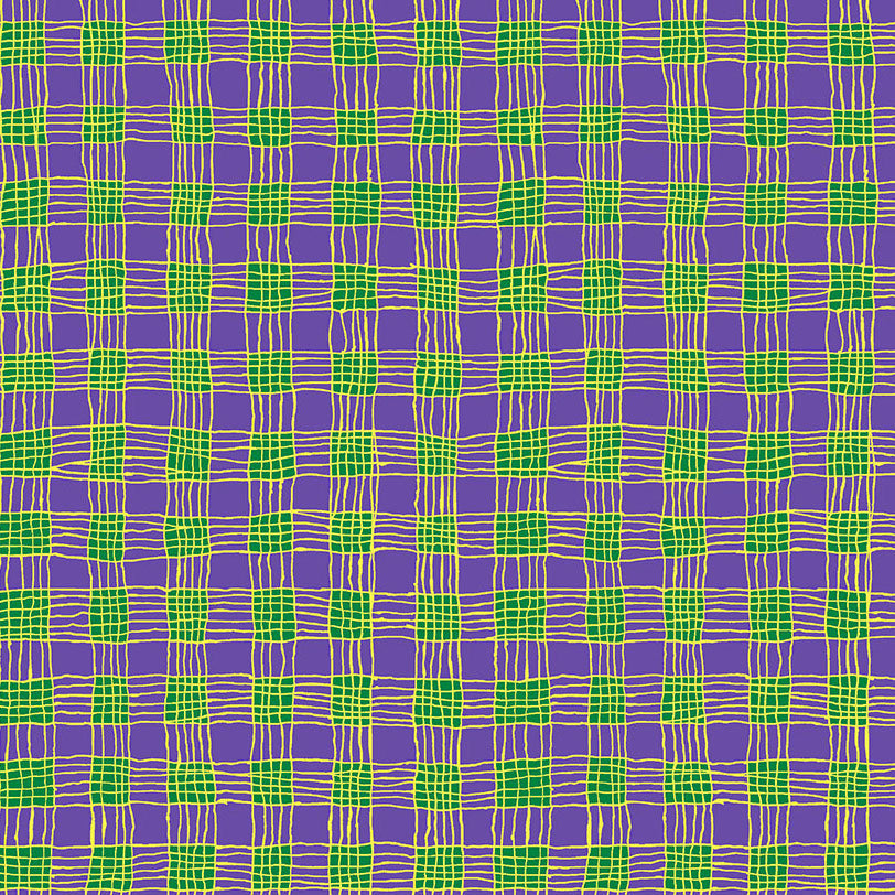 GINGHAM purple NEW