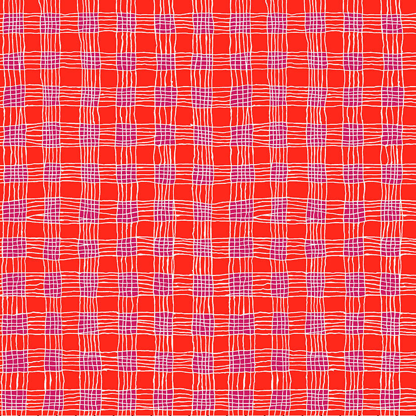 GINGHAM red