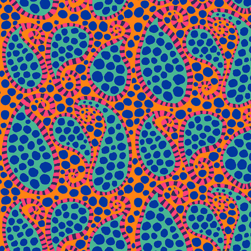 PAISLEY DOT orange